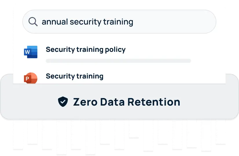 GoSearch zero data retention